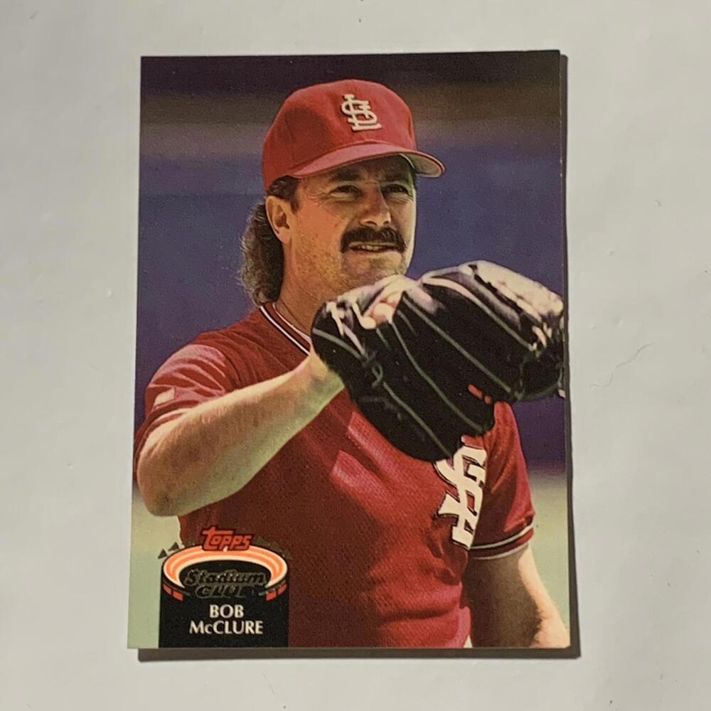 1976 Topps Stadium Club Bob‎ McClure Baseball Card #484